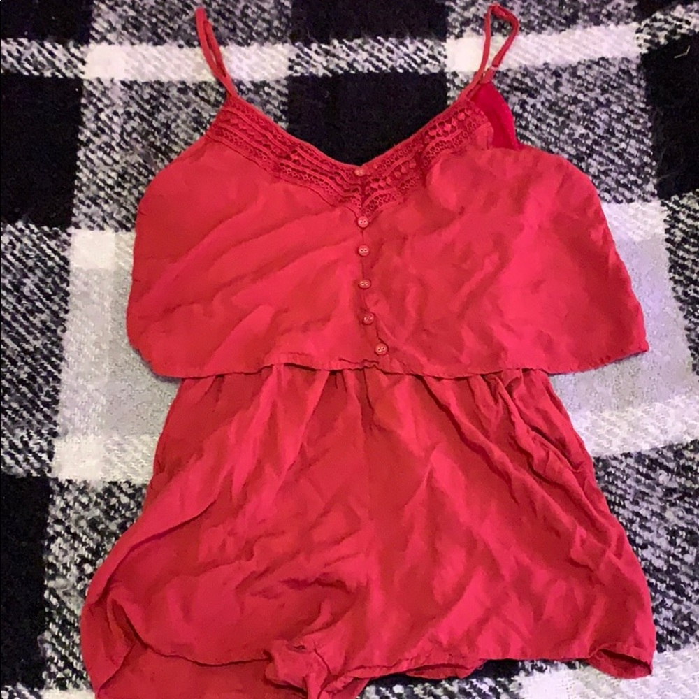 Red romper